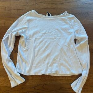 Universal Thread White Long Sleeve Tee